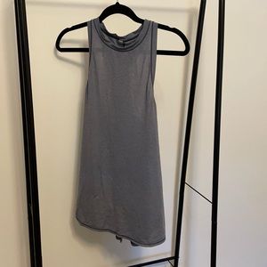 Size 6 lululemon long blue tank.